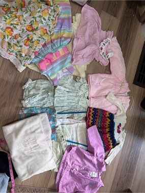 Mostly vintage Assorted Girls Clothing Lot - Rae Dunn. Assorted sizes